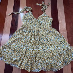 chicago high rises dress yellow